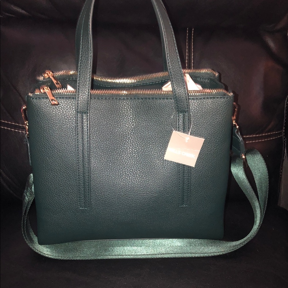 Falls Creek Dark Green Shoulder Bag